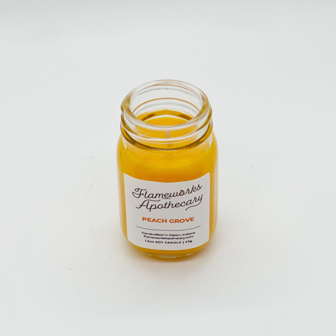 Peach Grove 1.5 oz Mini Mason Jar Candle